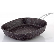 Desenli Granit Tek Kulp Tava
